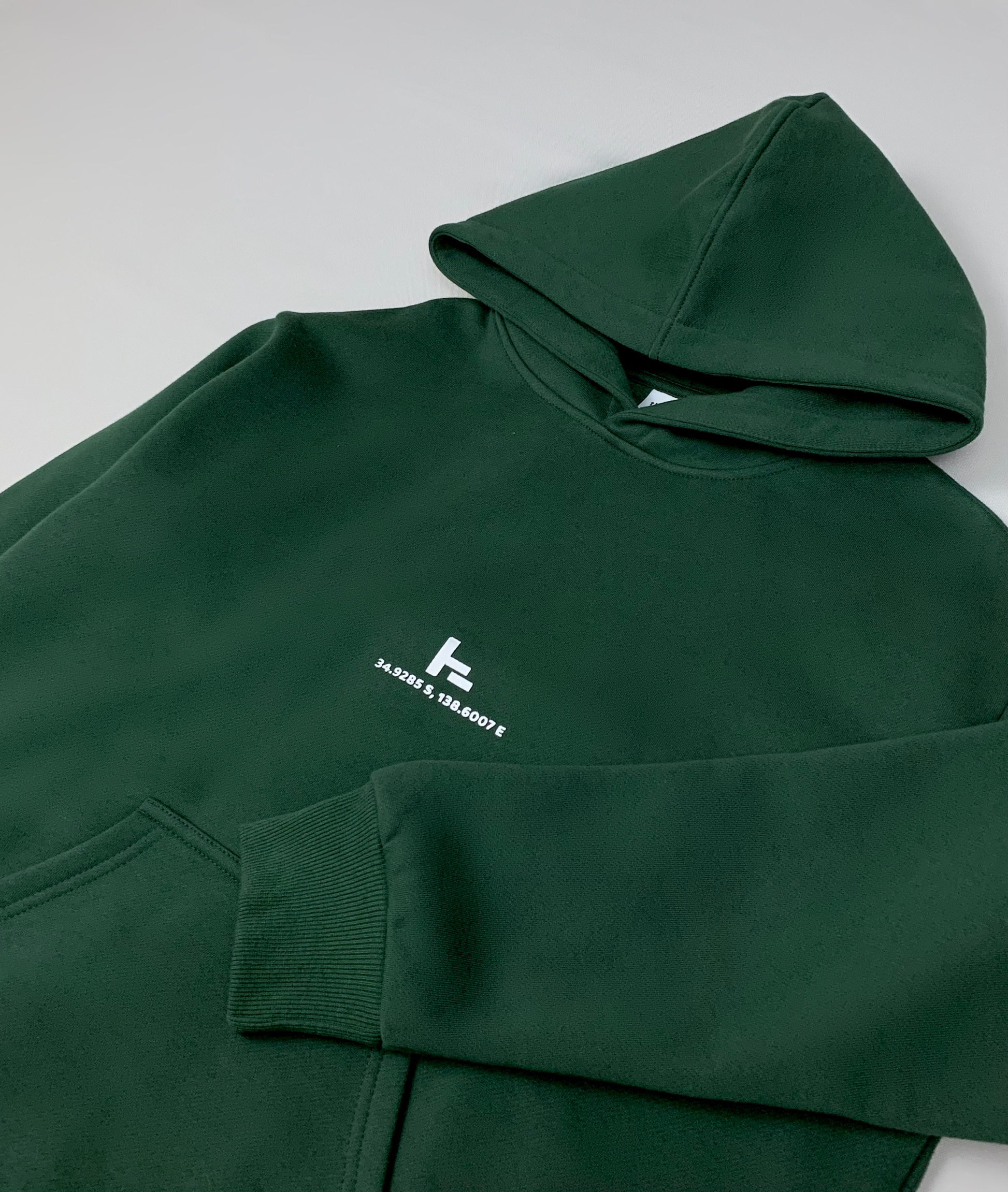Forest green hoodie