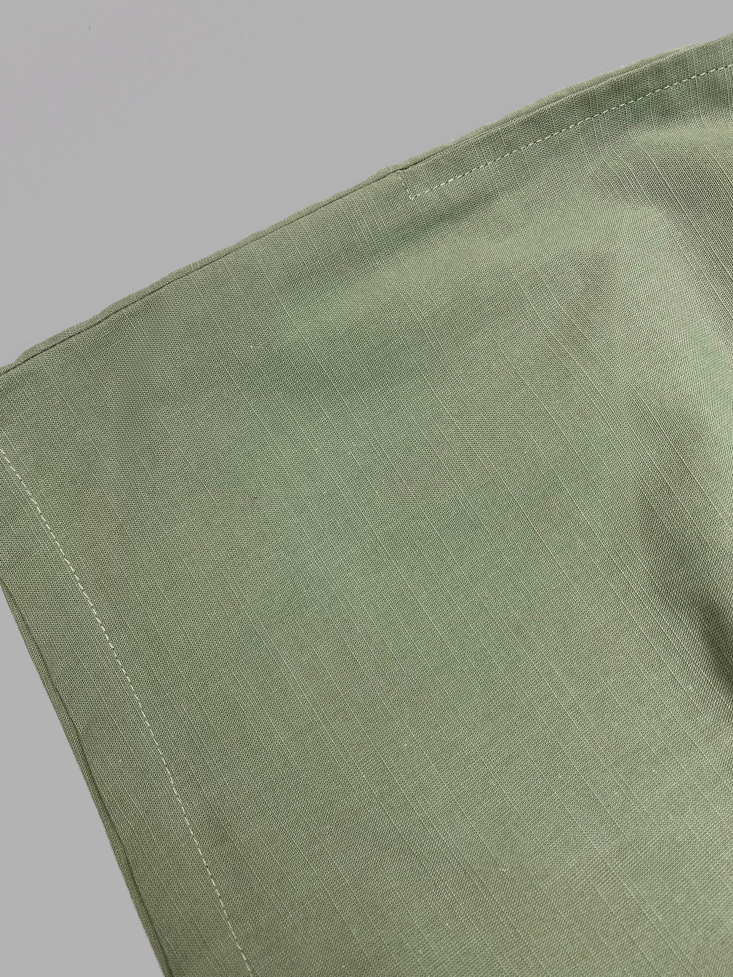 LINEN SHORTS —HUNTER GREEN